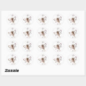 Wees een vriendelijke Klassieke Sticker (Vel)