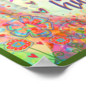 Wees een vriendelijke menselijke  inspirerende ins poster (Hoek)