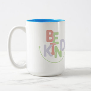 Wees een vriendelijke mok voor tweetonige koffie