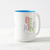 Wees een vriendelijke mok voor tweetonige koffie (Voorkant rechts)