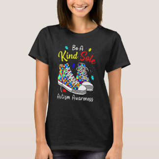 Wees Een Vriendelijke Ziel Autisme Bewustzijn Puzz T-shirt