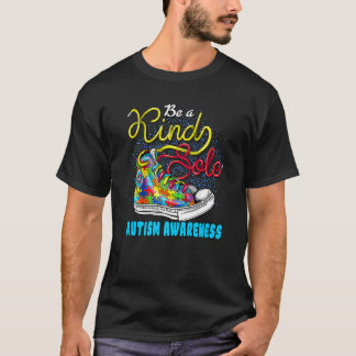 Wees Een Vriendelijke Ziel Autisme Bewustzijn Puzz T-shirt