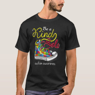 Wees Een Vriendelijke Ziel Autisme Bewustzijn Puzz T-shirt