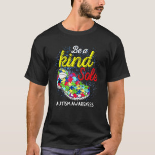 Wees Een Vriendelijke Ziel Autisme Bewustzijn Puzz T-shirt