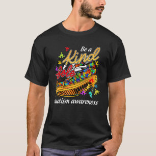 Wees Een Vriendelijke Ziel Autisme Bewustzijn Puzz T-shirt