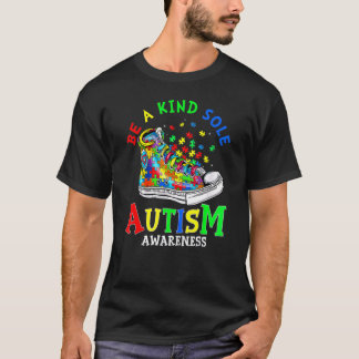 Wees Een Vriendelijke Ziel Autisme Bewustzijn Puzz T-shirt