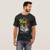 Wees een vriendelijke ziel Autisme bewustzijn puzz T-shirt (Voorkant volledig)