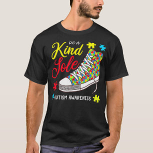 Wees Een Vriendelijke Ziel Autisme Bewustzijn Puzz T-shirt
