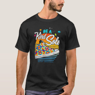 Wees Een Vriendelijke Ziel Autisme Bewustzijn Scho T-shirt