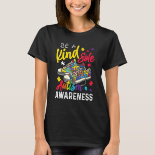 Wees Een Vriendelijke Ziel Autisme Bewustzijns Puz T-shirt