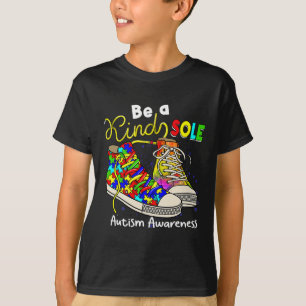 Wees Een Vriendelijke Ziel Autisme Bewustzijns Puz T-shirt