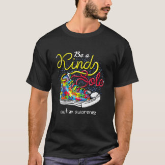 Wees Een Vriendelijke Ziel Autisme Bewustzijns Puz T-shirt