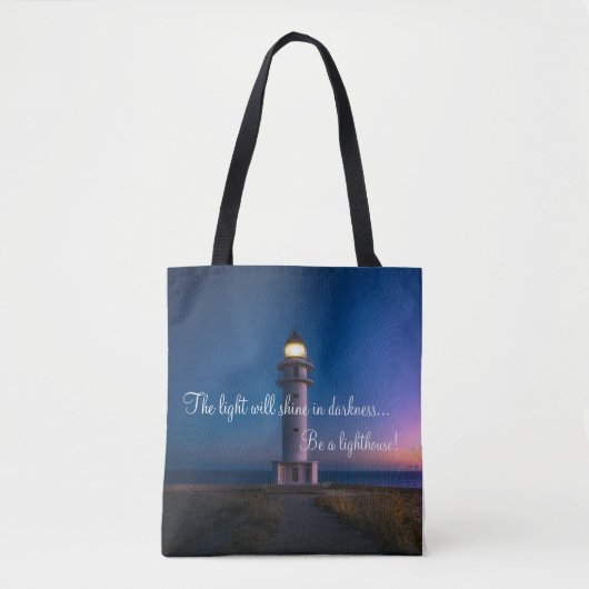 Wees een vuurtoren! tote bag (Voorkant)