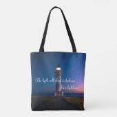 Wees een vuurtoren! tote bag (Achterkant)