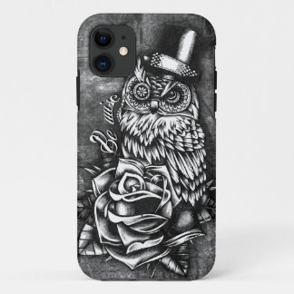 Wees een wijs tattoo stijlillustratie. Case-Mate iPhone case