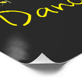 WEES EEN WILDFLOWER BOHO CHIQUE T-shirt Perfect Poster (Hoek)