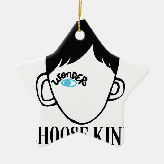 Wees een wonder - Kies voor het soort Shirt - Kind Keramisch Ornament (Voorkant)