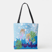 Wees een Zeemeermin - Beach tas (Achterkant)