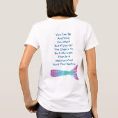 Wees een zeemeermin T-shirt (Achterkant)