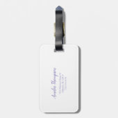 Wees een zeemeerminnende regenboog Ombre en Gold Bagagelabel (Achterkant verticaal)