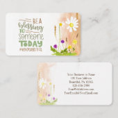 Wees een zegen voor iemand vandaag spreekwoorden v visitekaartje (Voorkant / Achterkant)