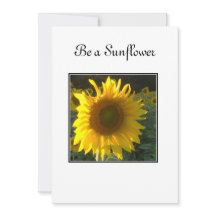 Wees een zonnebloem - Inspirerend Christelijke pla