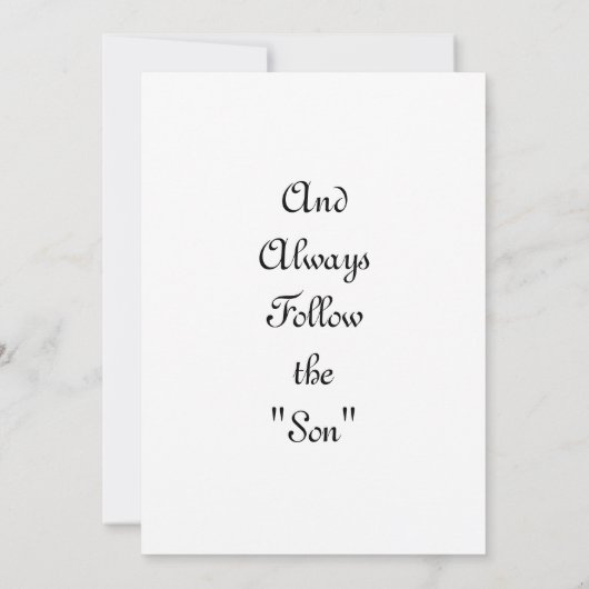 Wees een zonnebloem - Inspirerend Christelijke pla Bedankkaart (Achterkant)