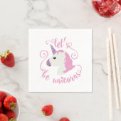 Wees eenhoorns (emoji) servetten (Insitu)