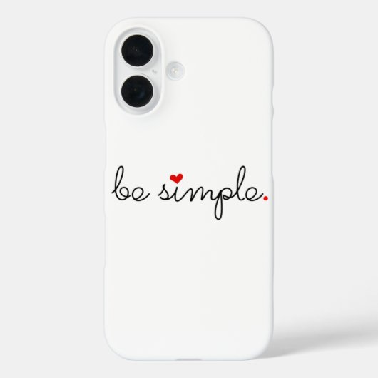 Wees eenvoudig - vind uw vrede Case-Mate iPhone case (Achterkant)