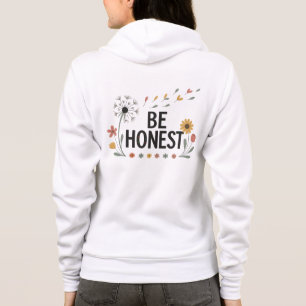 Wees Eerlijk Bloem Hoody   Roze Geel Groene Bloem