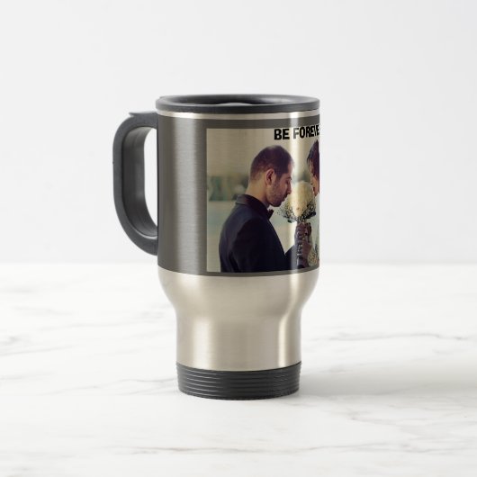 WEES EEUWIG REISBEKER (Voorkant links)