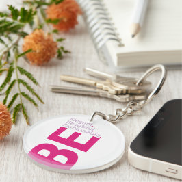 Wees Elegant Acryl Sleutelhanger