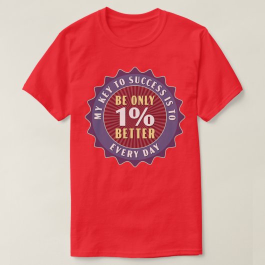 Wees elke dag maar 1 beter t-shirt (Design voorkant)