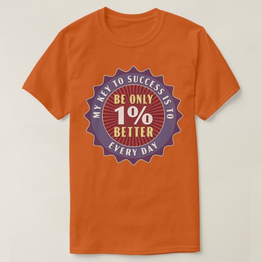 Wees elke dag maar 1 beter t-shirt (Design voorkant)