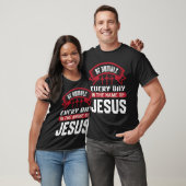 Wees elke dag nederig in naam van Jezus Christelij T-shirt (Unisex)