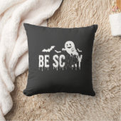 Wees eng Halloween Geest Vleermuis Ontwerp_1 Kussen (Deken)