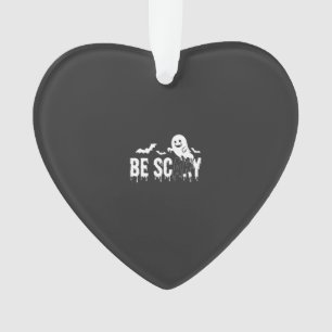 Wees eng Halloween Geest Vleermuis Ontwerp_1 Ornament