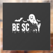 Wees eng Halloween Geest Vleermuis Ontwerp_1 Raamsticker (Vel 2)