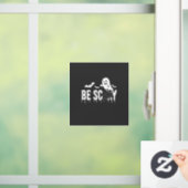 Wees eng Halloween Geest Vleermuis Ontwerp_1 Raamsticker (Huis)
