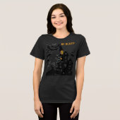 Wees eng Halloween heks T-shirt (Voorkant volledig)
