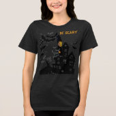 Wees eng Halloween heks T-shirt (Voorkant)