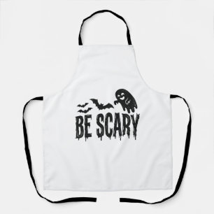 Wees eng vintage spook vleermuis Halloween shirt o Schort