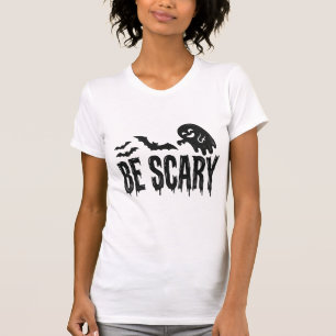Wees eng vintage vleermuis Halloween T-shirt ontwe