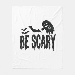 Wees eng vintage vleermuis Halloween T-shirt ontwe Fleece Deken