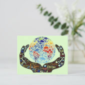 Wees er eentje met de aarde briefkaart (Staand voorkant)