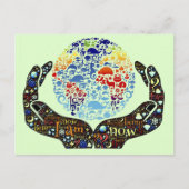 Wees er eentje met de aarde briefkaart (Voorkant)