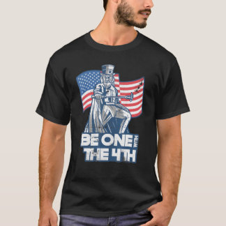 Wees er eentje met de vierde dag van de onafhankel t-shirt