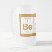 Wees er matglas bierpul (Voorkant links)