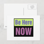 Wees er nu briefkaart (Voorkant / Achterkant)