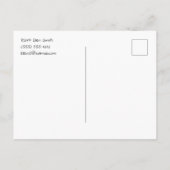 Wees er op uitnodiging van de partij briefkaart (Achterkant)